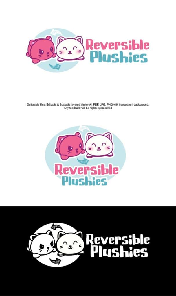 Reversible-plushies-logo-design